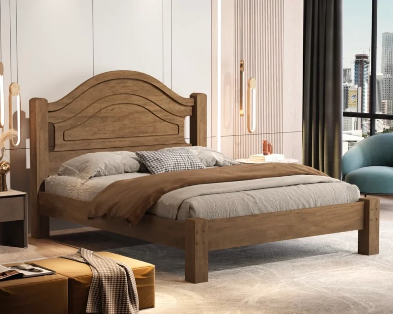 Cama Casal Isis Castanho