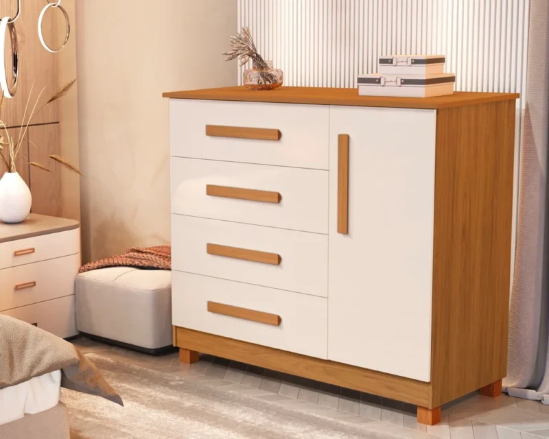 Comoda Grecia Nature-OffWhite